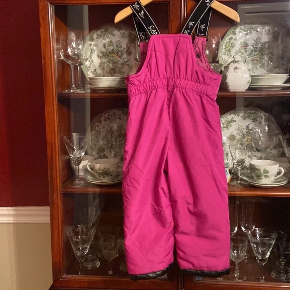 Canada Weathergear Bubble Gum Pink Toddler Snow Bib